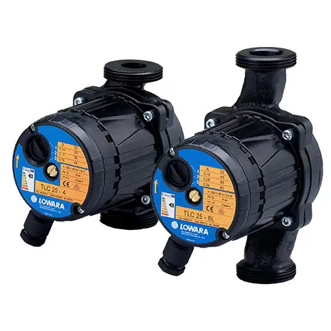 Lowara TLC, TLCH Fixed speed circulators, tlc and tlch