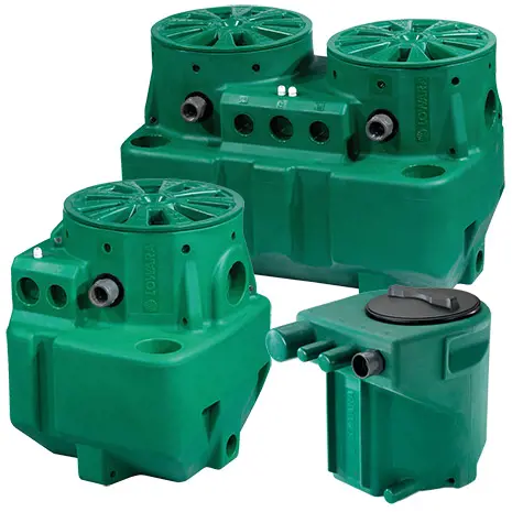 Lowara Midibox, Singlebox Plus, Doublebox Plus, wastewater pumping stations
