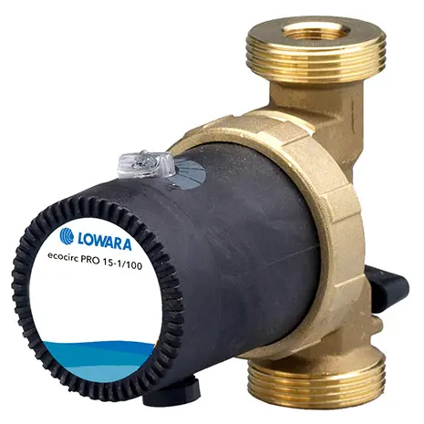 Lowara ecocirc PRO, ecocirc pro hot water circulation pumps